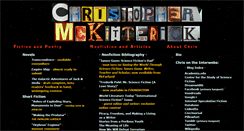 Desktop Screenshot of christopher-mckitterick.com